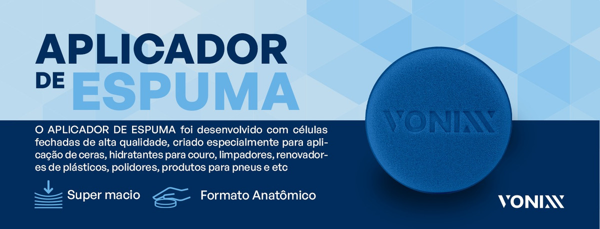 Aplicador De Espuma Azul Macia 2 Unidades Vonixx