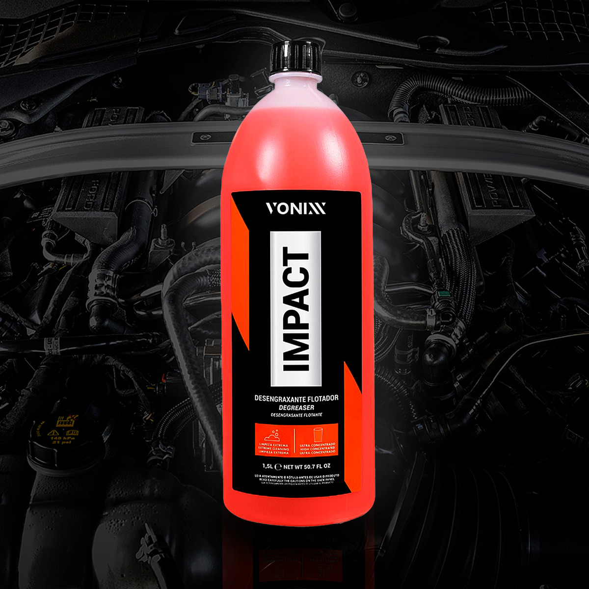 Impact Limpeza Extrema Vonixx 1,5l Motor, Caixa De Roda