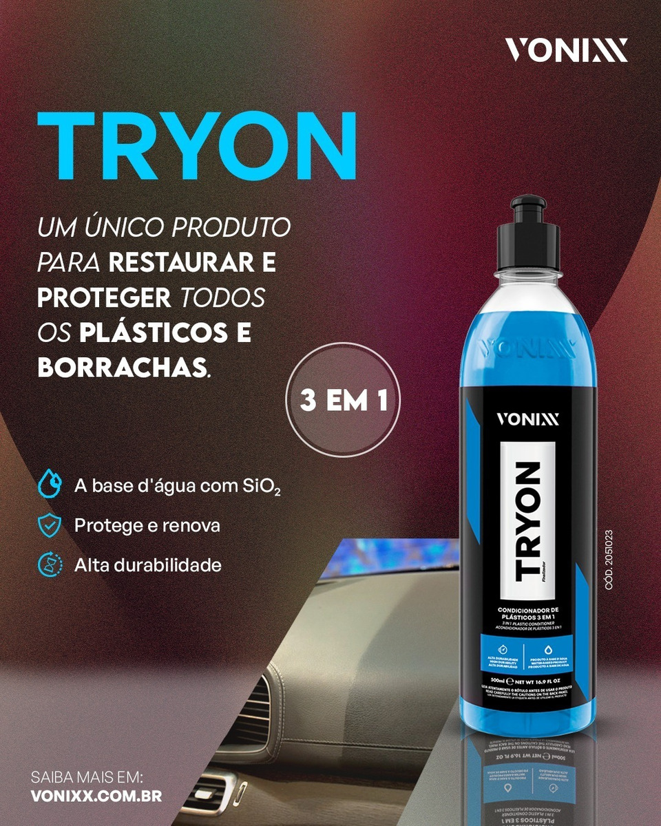 Tryon 3 Em 1 Restaurador Definitivo Inteno E Externo Vonixx